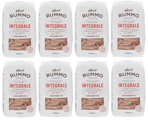 8er-Pack Rummo Pasta Integrale Penne Rigate N°66,Vollkornnudeln Nudeln Vollkorn Italienische Pasta 500g 8er-Pack Rummo Pasta Integrale Penne Rigate N°66,Vollkornnudeln Nudeln Vollkorn Italienische Pasta 500g von Rummo