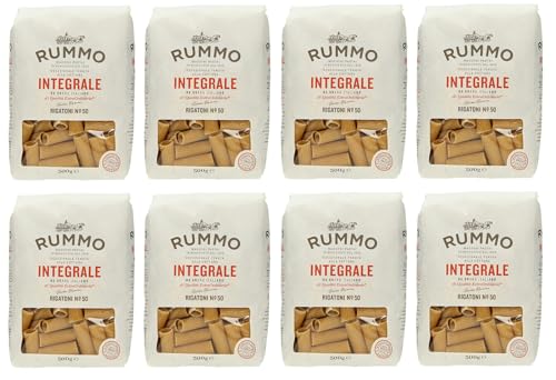 8er-Pack Rummo Pasta Integrale Rigatoni N°50,Vollkornnudeln Nudeln Vollkorn Italienische Pasta 500g 8er-Pack Rummo Pasta Integrale Rigatoni N°50,Vollkornnudeln Nudeln Vollkorn Italienische Pasta 500g von Rummo