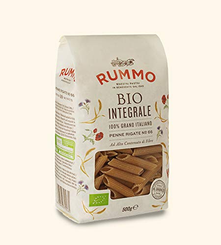 Rummo - Bio-Vollkornnudeln Penne Rigate n.66 Bronze Gezeichnete - 16 Packungen mit 500 g von Rummo