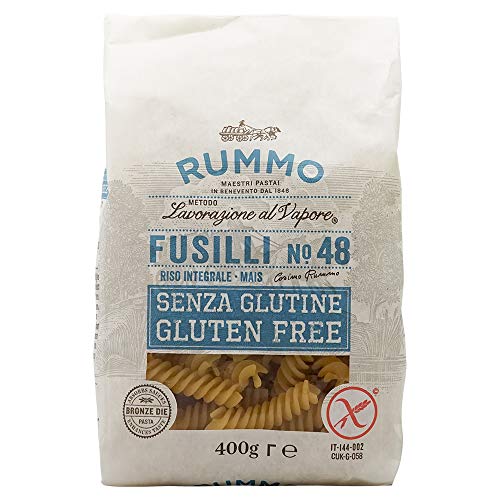 Rummo - Fusilli n.48 Gluten Free Bronze Gezeichnete - 12 Packungen mit 400 g von Rummo