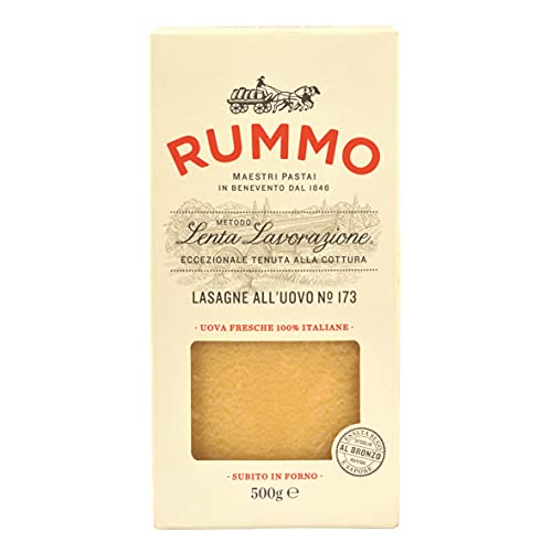 Rummo - Lasagne all'uovo n.173 Bronze Gezeichnete - 12 Packungen mit 500 g von Rummo