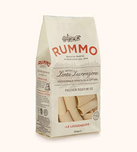 Rummo - Legendäre Linie - Paccheri Rigati n.150 Bronze Gezeichnete - 12 Packungen mit 500 g von Rummo