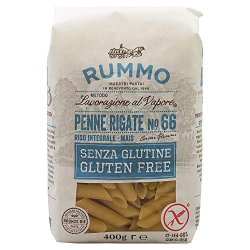 Rummo - Penne Rigate n.66 Gluten Free Bronze Gezeichnete - 12 Packungen mit 400 g von Rummo