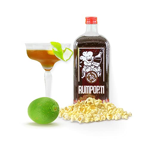 Rumpop'n | Shot-Schnaps | 700 ml | 20 % Likör | echter Rum von Rumpop´n Rum mit Popcorn Aroma