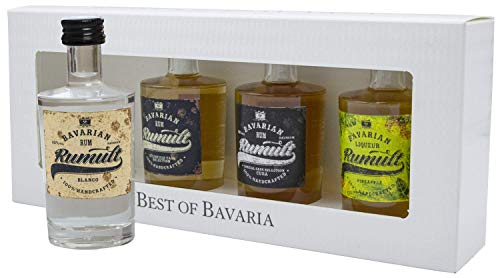 Best of Bavaria - Rumult Bavarian Rum - Geschenkset mit 4 mal 5 cl. Miniaturen von Rumult