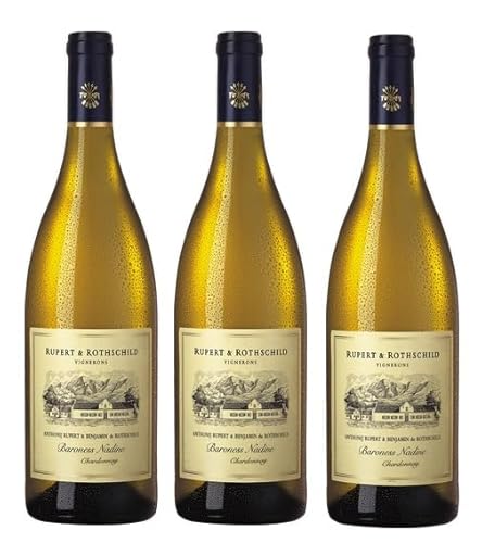 3x 0,75l - 2023er - Rupert & Rothschild - Baroness Nadine - Chardonnay - Western Cape W.O. - Südafrika - Weißwein trocken 3x 0,75l - 2023er - Rupert & Rothschild - Baroness Nadine - Chardonnay - Western Cape W.O. - Südafrika - Weißwein trocken von Rupert & Rothschild