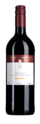Dornfelder Rotwein QW trocken Pfalz, 1 Liter von Ruppertsberger Weinkeller Hoheburg