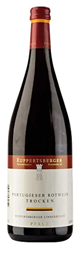 Portugieser Rotwein QW trocken Ruppertsberger Hofstück, 1 Liter von Ruppertsberger Weinkeller Hoheburg