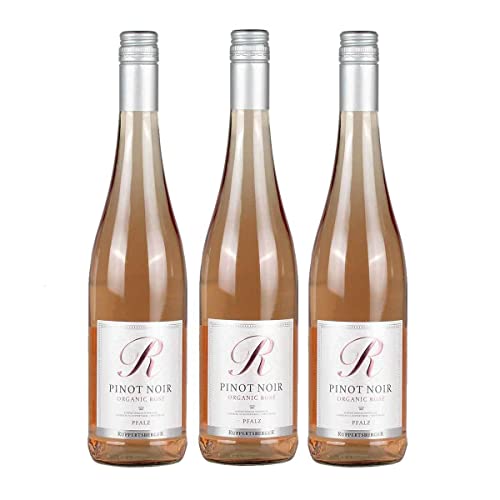 3 Flaschen Ruppertsberger R Pinot Noir Organic Rosé 12,5% vol. 0,75l von Ruppertsberger