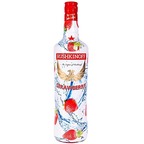 Rushkinoff Strawberry Wodka (1 x 1 l) von Rushkinoff