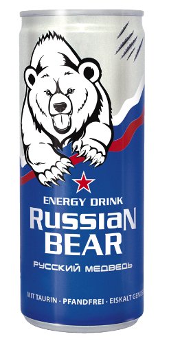 Russian Bear Energy 12er Pack (12 mal 0,25l Dose) von Russian Bear