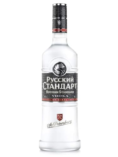 Russian Standard Vodka Orginal (1 x 700 ml), russischer aus St. Petersburg, Premium-Vodka mit Winterweizen und klarem Gletscherwasser, reiner und weicher Geschmack, 40 % Alk. von Russian Standard