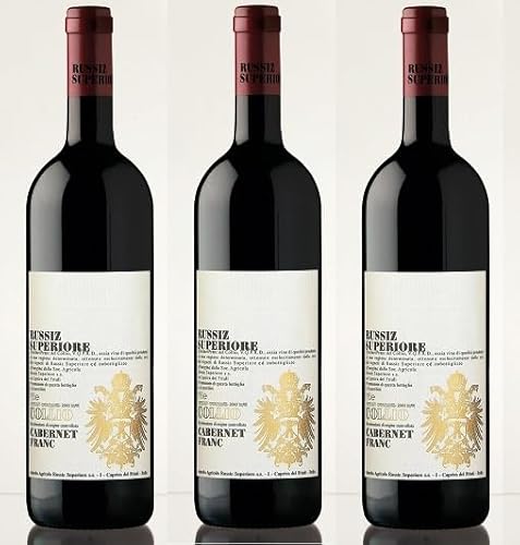 3x 0,75l - 2022er - Russiz Superiore - Cabernet Franc - Collio D.O.P. - Friaul - Italien - Rotwein trocken 3x 0,75l - 2022er - Russiz Superiore - Cabernet Franc - Collio D.O.P. - Friaul - Italien - Rotwein trocken von Russiz Superiore