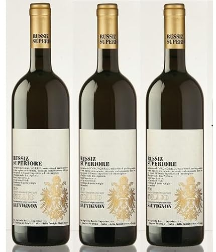 3x 0,75l - 2023er - Russiz Superiore - Sauvignon - Collio D.O.P. - Friaul - Italien - Weißwein trocken 3x 0,75l - 2023er - Russiz Superiore - Sauvignon - Collio D.O.P. - Friaul - Italien - Weißwein trocken von Russiz Superiore