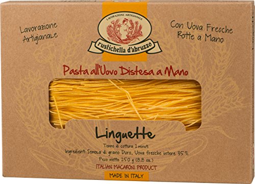 Rustichella d' Abruzzo Linguette / handgefertigt, 2 mm 250 gr. von Rustichella d'Abruzzo