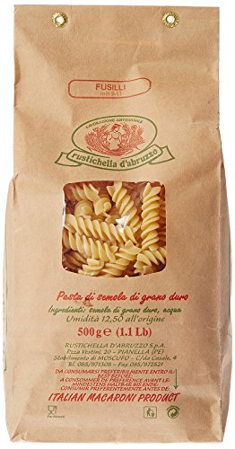 Rustichella d'Abruzzo Fusilli - italienische Spiralnudeln (1 x 500g) von Rustichella d'Abruzzo