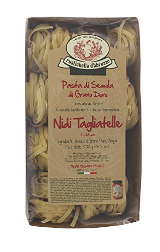 Rustichella Tagliatelle Nidi (dünne Bandnudeln in Nestern), 500g Rustichella Tagliatelle Nidi (dünne Bandnudeln in Nestern), 500g von Rustichella d'Abruzzo