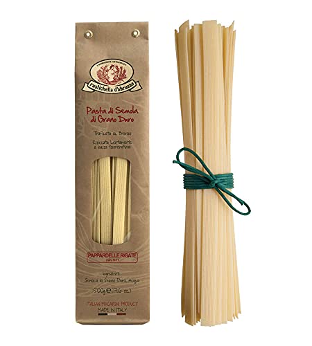Pappardelle rigate, breite Bandnudeln Pappardelle rigate, breite Bandnudeln von Rustichella d'Abruzzo