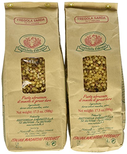 Rustichella d'Abruzzo Durum Wheat Fregola Sarda Pasta, 17.6 oz (Pack of 2) von Rustichella d'Abruzzo