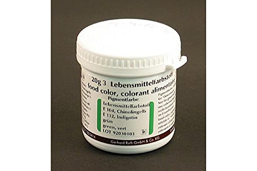 Pigmentfarbe, grün, fettlösliches Pulver, 9203, Ruth, 20g Pigmentfarbe, grün, fettlösliches Pulver, 9203, Ruth, 20g von Ruth GmbH & Co.KG