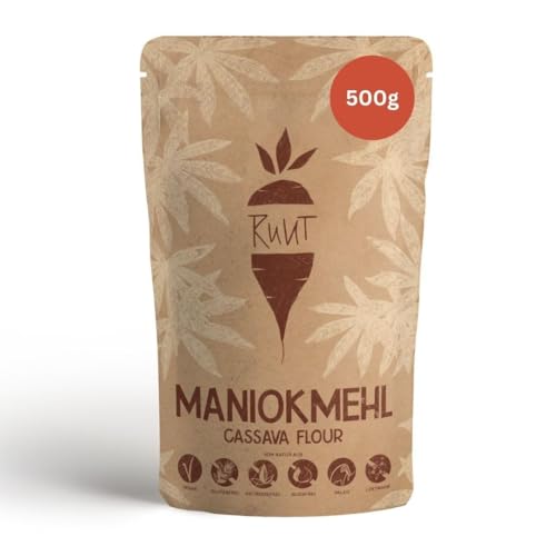 Ruut Maniokmehl / 100% Natürlich/Paleo/Vegan/Glutenfreies Mehl / 500 g/Nussfrei Backen/Gesundes Brot Backen/Getreidefrei/Autoimmun Ernährung (AIP) / low-FODMAP/Ohne Zusätze von Ruut