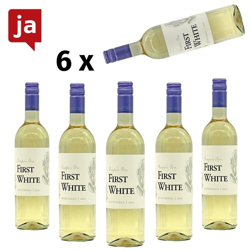 6 Flaschen Ruyter's Bin First White 0,75 L 12,5% vol von Ruyters Bin