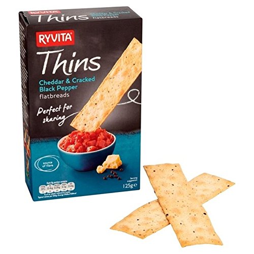 Ryvita Cheddar & Schwarzer Pfeffer Lichtet 125G Ryvita Cheddar & Schwarzer Pfeffer Lichtet 125G von Ryvita