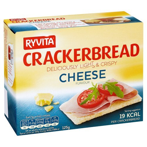 Ryvita Crackerbread Cheese Flavour 125g von Ryvita