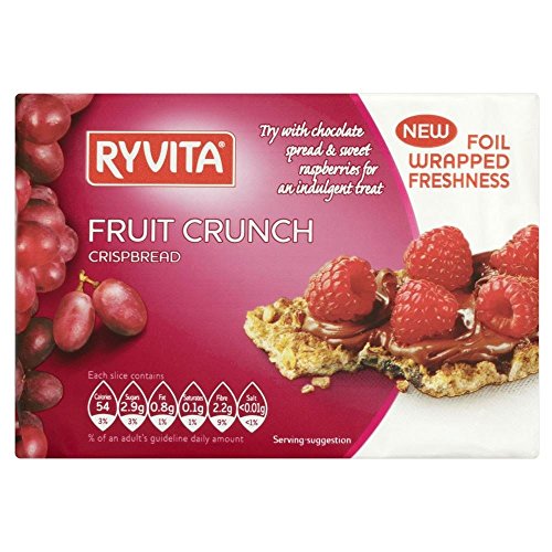 Ryvita Fruit Crunch Knäckebrot (200g) - Packung mit 2 von Ryvita
