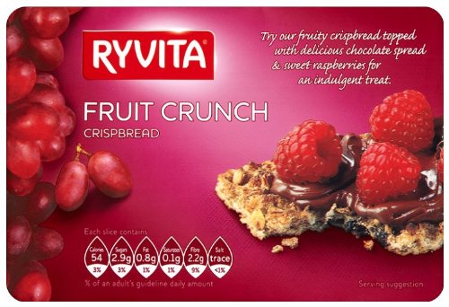 Ryvita Fruit Crunch Knusperbrot 200 g (10 Stück) von Ryvita