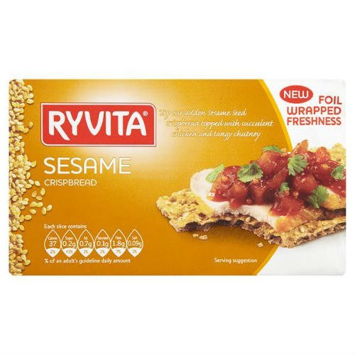 Ryvita Knackbrot mit Sesamsamen, 250 g, 8 Stück Ryvita Knackbrot mit Sesamsamen, 250 g, 8 Stück von Ryvita