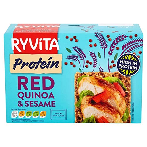 Ryvita Protein Red Quinoa & Sesam, 200 g, 8 Stück von Ryvita