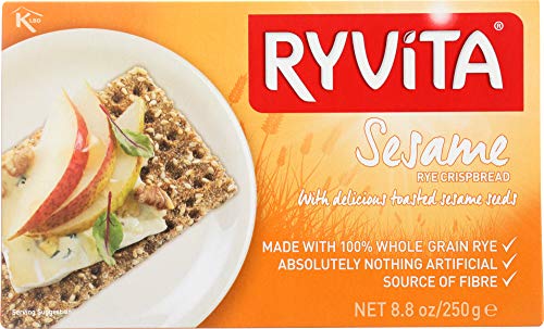 Ryvita Sesame Rye Knäckebrot (250g) - Packung mit 6 von Ryvita