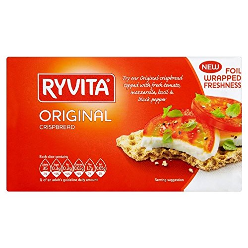 Ryvita Ursprüngliche Rye Knäckebrot (250g) - Packung mit 2 von Ryvita