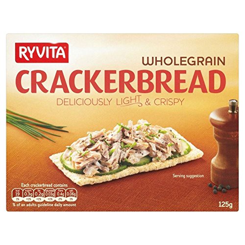 Ryvita Vollkorn Crackerbread (125g) - Packung mit 2 von Ryvita
