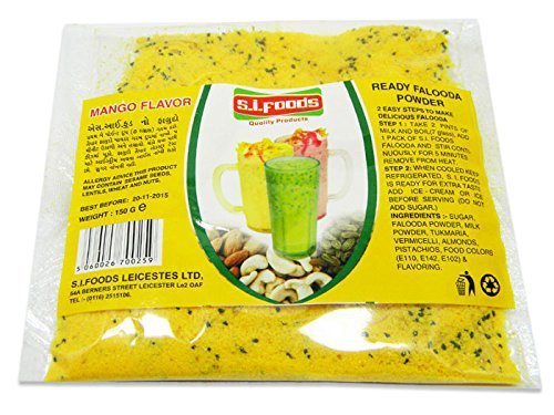 Falooda-Pulver/Getränkepulver mit Mango-Geschmack - 150 g von S I Foods