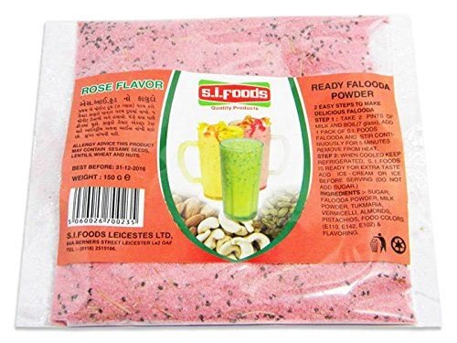 Falooda-Pulver/Getränkepulver mit Rosen-Geschmack - 150 g von S I Foods