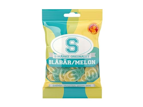 S-Märke Blåbär/Melon - Blaubeer/Melone ORIGINAL Schwedisch, 80g Tüte S-Märke Blåbär/Melon - Blaubeer/Melone ORIGINAL Schwedisch, 80g Tüte von Candy People