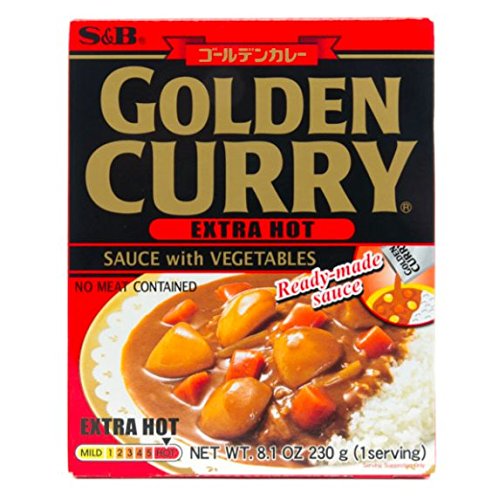 S&B - Golden Curry - Extra Hot - sehr scharf, 1er Pack (1 x 230 g) von S&B