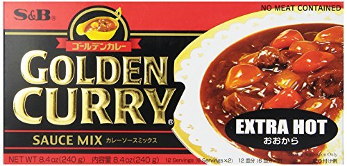 S&B Golden Curry Sauce Mix, Extra Hot, 8.4-Ounce by S&B S&B Golden Curry Sauce Mix, Extra Hot, 8.4-Ounce by S&B von S&B