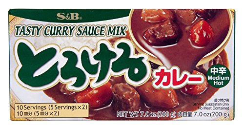 S&B Torokeru Curry Medium, (200 g) von TUKIMA
