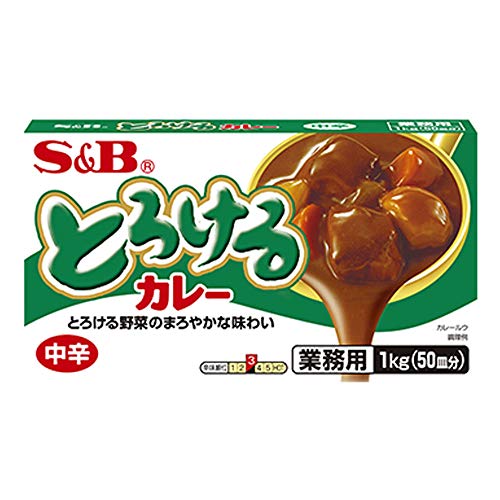 S&B Torokeru Curry Medium Hot 1kg von S&B
