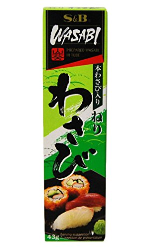 [ 43g ] S&B Wasabi Paste (Kren / Meerrettich Paste mit japanischem Wasabi) von S&B