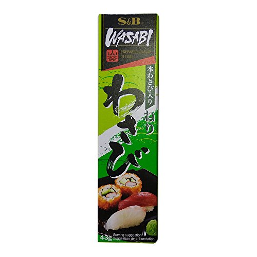 [ 43g ] S&B Wasabi Paste (Kren / Meerrettich Paste mit japanischem Wasabi) von S&B