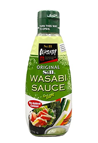 S & B Wasabi Sauce 170 g, scharfe Würzsauce von S&B