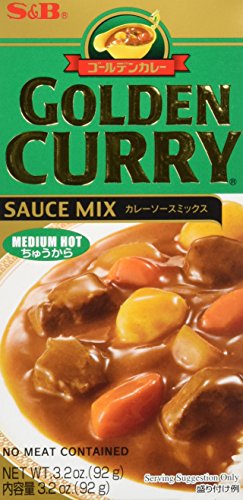 S & B Würzpaste golden Curry medium, 12er Pack (12 x 100 g) von S&B