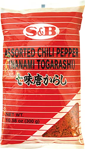 S&B Würzpulver mit Chili – Authentisches japanisches Würzpulver zum Marinieren von Fisch & Fleisch – 1 x 300 g von S&B