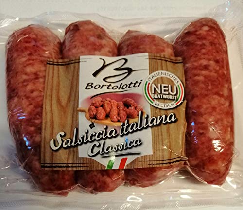 Salsiccia Bratwurst Natur italienische Rohwurst 350gr von S&R