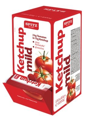 Spitz Ketchup mild Portionen 100x20g von Spitz
