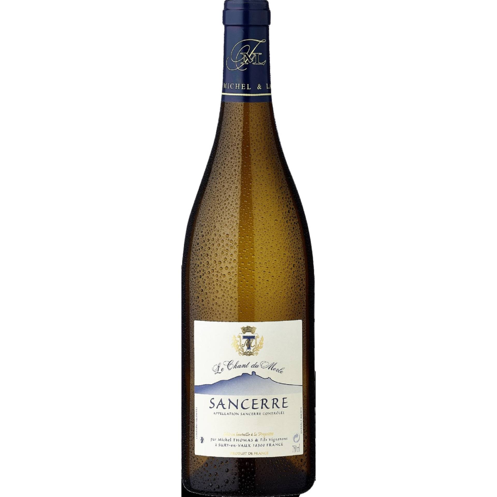 Michel Thomas Sancerre Blanc, Sancerre AOP, Loire, 2022, Weißwein Michel Thomas Sancerre Blanc, Sancerre AOP, Loire, 2022, Weißwein von S.C.E.V. Michel Thomas et Fils, "Les Egrots" F-18300 Sury en Vaux